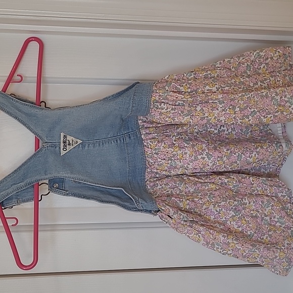 OshKosh Floral Jumper Dress - Picture 4 of 7